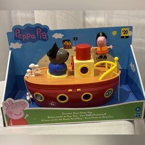 Peppa Pig Red and Yellow Pirate Adventure Ship